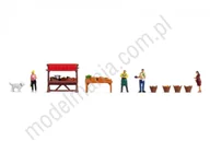 Kolejki i akcesoria - NOCH Zestaw figurek Stoisko z warzywami 16225 - miniaturka - grafika 1