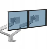 Uchwyty do monitorów - Uchwyt biurkowy na 2 monitory LCD Tallo srebrny - miniaturka - grafika 1