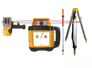 Nivel System Niwelator Laserowy Obrotowy (Zestaw) H1 - Sprzęt geodezyjny - miniaturka - grafika 1