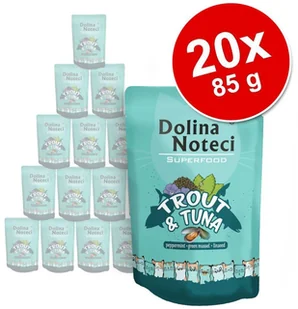 Dolina Noteci Superfood, 20 x 85 g - Pstrąg i tuńczyk - Mokra karma dla kotów - miniaturka - grafika 2