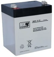 Baterie do zasilaczy awaryjnych UPS - MW Power Akumulator AGM MWP MWS 5-12 (12V 5Ah) - miniaturka - grafika 1