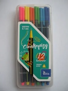 Tetis Cienkopisy 12kol trójkątne 0,7mm - Przybory szkolne - miniaturka - grafika 2
