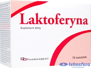 PHARMABEST LAKTOFERYNA 15 saszetek - Witaminy i minerały dla sportowców - miniaturka - grafika 5