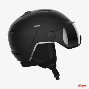 Salomon PIONEER LT VISOR FLS Black 2021/2022 - Kaski narciarskie - miniaturka - grafika 1