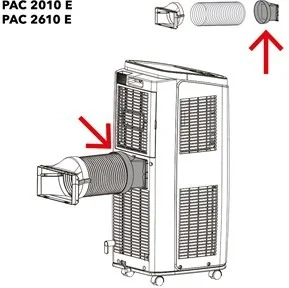 Trotec PAC 2010 E / PAC 2610 E przyłącze wąż / urządzenie - Akcesoria do wentylacji i klimatyzacji - miniaturka - grafika 1