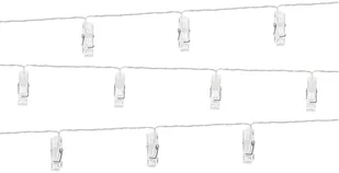 PartyDeco Lampki LED klamerki bezbarwne 1,4 m LEDC3 - Dekoracje sali - miniaturka - grafika 3