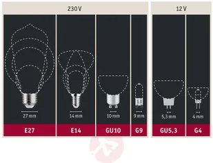 Paulmann Globe LED E27 G125 Inner Shape 4W złota - Żarówki LED - miniaturka - grafika 1