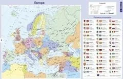 Demart Podkładka na biurko Mapa Europy. - Przybory szkolne - miniaturka - grafika 2