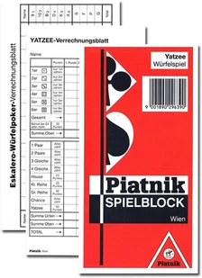 Piatnik Bloczki do zapisu, do gry w kości P.2963 - Akcesoria do gier planszowych - miniaturka - grafika 1