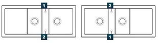 Villeroy & Boch Subway 80 6726 02 SM - Zlewozmywaki - miniaturka - grafika 5