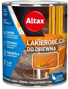 Altax Lakierobejca do drewna kasztan 0 75 l - Farby i impregnaty do drewna - miniaturka - grafika 1