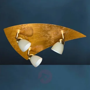 Busch Złota lampa sufitowa ELEGANCE 3-punktowa - Lampy sufitowe - miniaturka - grafika 1