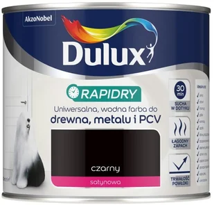 Dulux Emalia akrylowa Rapidry czarna 0 4 l - Emalie - miniaturka - grafika 1