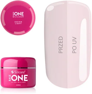 Silcare Base One Żel UV Cover Light 250 g - Żele do paznokci - miniaturka - grafika 1