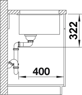 Blanco SUBLINE 700-U kawowy 523461 - Zlewozmywaki - miniaturka - grafika 4
