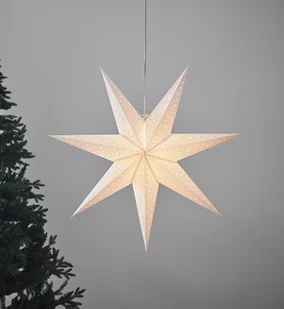 Markslojd Gwiazda Clara, aksamitny wygląd, 75 cm, biała - Ozdoby bożonarodzeniowe - miniaturka - grafika 5