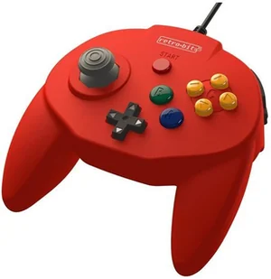 Retro-bit Tribute Nintendo 64 USB Red - Kontrolery do Nintendo - miniaturka - grafika 1