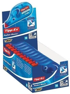 BIC Korektor Pocket Mouse w Taśmie (10szt) - Przybory szkolne - miniaturka - grafika 1
