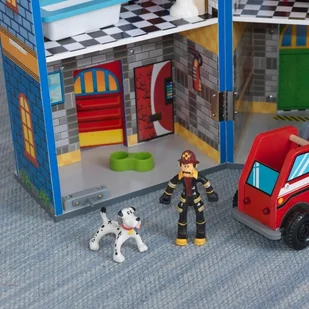 KidKraft Drewniany Domek Superbohatera Straż - Domki dla lalek - miniaturka - grafika 7