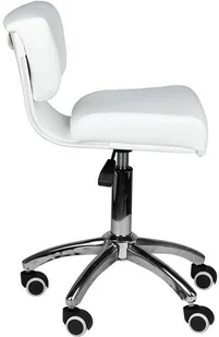 TABORET KOSMETYCZNY 227 BIAŁY 131584 - Krzesła i taborety kosmetyczne - miniaturka - grafika 3