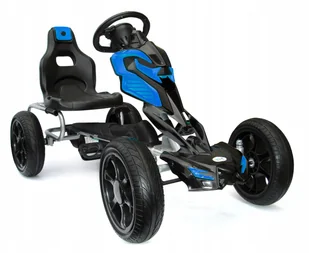 Wielki Gokart Na Pedały do60kg 5-12lat scout Blue - Jeździki dla dzieci - miniaturka - grafika 1