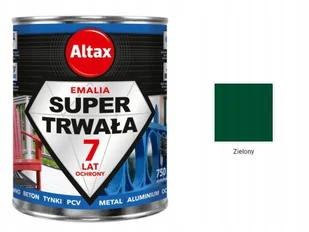 Altax Zielony 250 ml Emalia Super Trwała - Farby zewnętrzne - miniaturka - grafika 1
