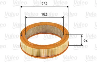 Valeo filtr powietrza okragly 585696 585696 - Filtry powietrza - miniaturka - grafika 1