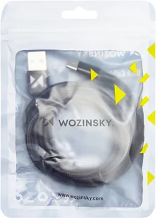 Wozinsky kabel USB - USB Typ C 2,4A 2m czarny(WUC-C2B) - Kable USB - miniaturka - grafika 5
