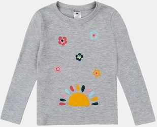 GARNA MAMA sp. z o.o. Dziewczęcy T-shirt Happy - Koszulki dla dziewczynek - miniaturka - grafika 1
