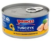 Princes - Tuńczyk w kawałkach w oleju słonecznikowym - Konserwy i dania rybne - miniaturka - grafika 1