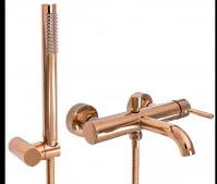 Rea B6695 Lungo Rose Gold Bateria wannowa - Baterie wannowe i prysznicowe - miniaturka - grafika 1