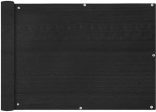 vidaXL Parawan ogrodowy HDPE 75x600 cm Antracyt 42313 - Parasole ogrodowe - miniaturka - grafika 1