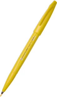 PENTEL Pisak do kaligrafii PENTEL SES15 żółty PIP.129 - Akcesoria kreślarskie - miniaturka - grafika 1