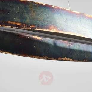 Oksydowana powierzchnia  lampa wisząca LED Lian - Lampy sufitowe - miniaturka - grafika 3