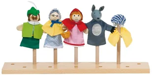 Pacynki na palec. Czerwony Kapturek - Pacynki - miniaturka - grafika 1