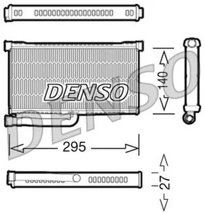 DENSO Wymiennik ciepła, ogrzewanie wnętrza DRR02004 - Akcesoria do klimatyzacji i ogrzewania - miniaturka - grafika 1