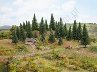 NOCH Zestaw jodeł 25szt 5-9cm 32820 - Kolejki i akcesoria - miniaturka - grafika 1