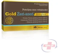 Suplementy naturalne - Olimp Gold Żeń-szeń Complex 30 tabletek - miniaturka - grafika 1