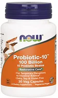 Witaminy i minerały dla sportowców - NOW Probiotic-10 100 Billion - 30 Veg Caps - miniaturka - grafika 1