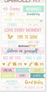 NALEPKA NAKLEJKI do scrapbookingu ... - Scrapbooking - miniaturka - grafika 1