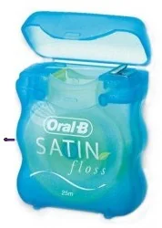 Oral-B Satin Floss U) nić dentystyczna 25m - Nici dentystyczne - miniaturka - grafika 1