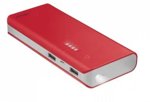 Trust Primo Powerbank 10000 czerwony (22073) - Powerbanki - miniaturka - grafika 1