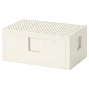 Ikea Bygglek Pudełko Lego z pokrywką 35x26x12 cm - Pojemniki na zabawki - miniaturka - grafika 3