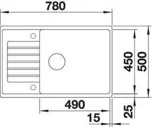 Blanco ZIA XL 6 S Compact kawowy 523282 - Zlewozmywaki - miniaturka - grafika 4