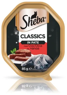 Sheba Classics z wołowiną Tacka 85g x 22 - Mokra karma dla kotów - miniaturka - grafika 1