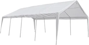 vidaXL vidaXL Namiot ogrodowy 8x4 m Biały - Pawilony ogrodowe - miniaturka - grafika 9
