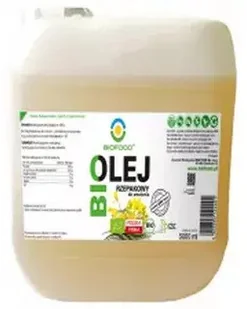 Bio Food Olej Rzepakowy Do Smażenia 5L - Olej spożywczy - miniaturka - grafika 1
