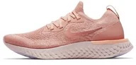 Buty sportowe damskie - Nike Epic React Flyknit AQ0070-602 różowy - miniaturka - grafika 1