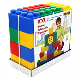 Wader quality toys QT Zestaw Klocków XXL 24 elementy - Klocki - miniaturka - grafika 3