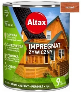 Altax impregnat $10ywiczny, orzech, 0.75l - Farby i impregnaty do drewna - miniaturka - grafika 1